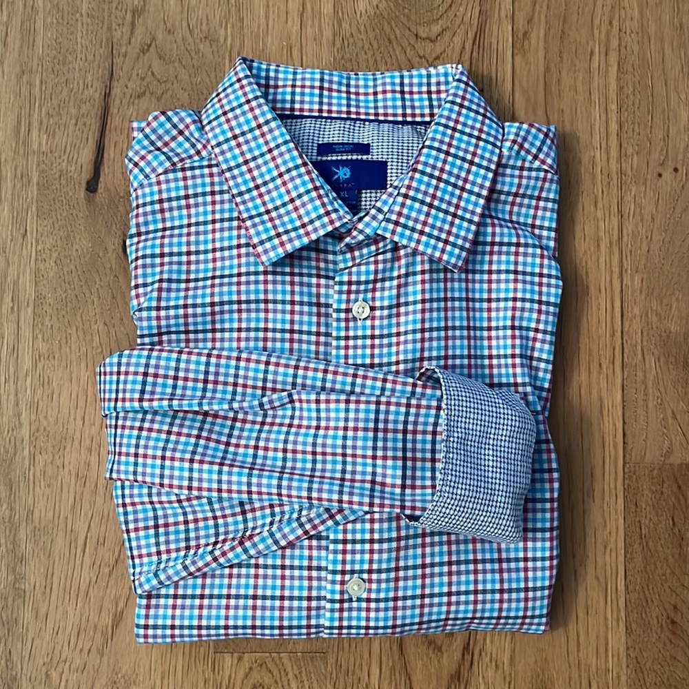 EGARA Non-Iron Slim Fit Dress Shirt